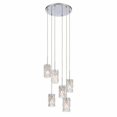 Elk Home Formade Crystal 6 - Light Pendant in  Polished Chrome