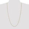 Black Bow Jewelry 1.2mm 14k Yellow Gold Solid Box Chain Necklace - 2 of 4