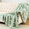 Walensee 50" x 60" Reversible Chenille Jacquard Throw Blanket – Ultra Soft Texture, Lightweight & Cozy, Machine Washable Blanket or Couch Cover - 3 of 4