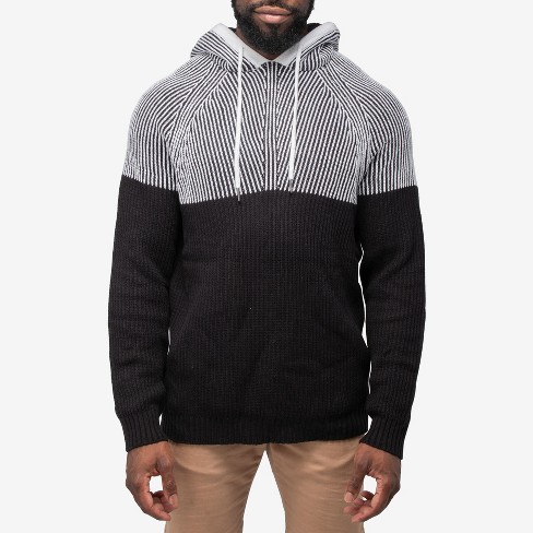 Men's knitted sale hooded jumper