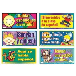 Poster Pals Spanish Language Variety Teaching Posters, 6 Poster Set - 1 of 4