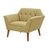 NicBex Mid Century Luxury Button Tufted Accent Chairs for Living Room,Comfy Upholstered Arm Chairs,Newport Lounge Chair - 4 of 4
