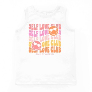 The Juniper Shop SmileyWorld Self Love Club Wave Youth Tank Top - 1 of 3