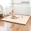 Stylish Padded Baby Play Mat – Extra Thick, Soft Vegan Leather for a Safe Play Area – Perfect for Boys, Girls & Any Playroom Decor, Nursery Use - 2 of 4