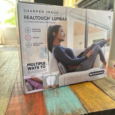 Sharper Image Lumbar Back Massager Electric Acupressure Mat : Target