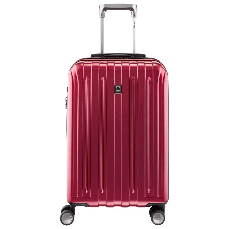 DELSEY Paris Titanium Expandable Hardside Carry On Spinner Suitcase - Red, 1 of 8