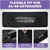 Liquid Stands Piano Keyboard Cover - Piano Keyboard Dust Cover for 54-88 Keys - Digital Piano Cover Cloth with High Elasticity Spandex and Cord Lock - 3 of 4