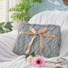 Inhand Fleece Throw Blanket – 50"x60" Super Soft Lightweight Blanket with 3D Jacquard Weave Pattern Blanket for Couch and Bed - 2 of 4