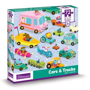 Parragon Cars and Trucks Kids Jigsaw Puzzle - 72pc - 1 of 3