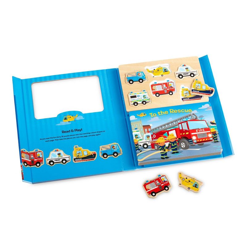 Melissa &#38; Doug Book &#38; Puzzle Play Set: To the Rescue, 5 of 11