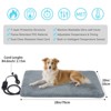 JOEJOY Heated Dog Bed, Waterproof Adjustable Temperature Dog Cat Heating Pad with Timer, Indoor Pet Heating Pad for Cats Dogs Electric Pads - 2 of 4