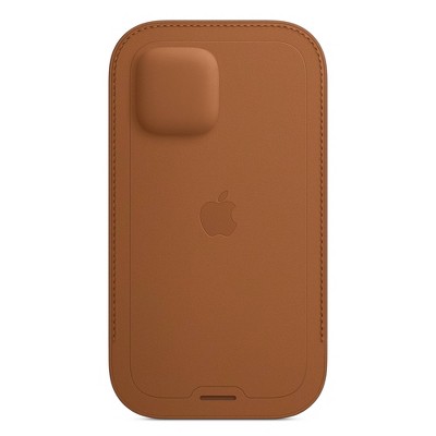 Apple iPhone 12 / 12 Pro Leather Sleeve with MagSafe - Saddle Brown