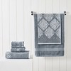 Modern Threads Artesia Damask 6-Piece 100% Cotton Yarn Dyed Jacquard Towel Set - 2 of 4