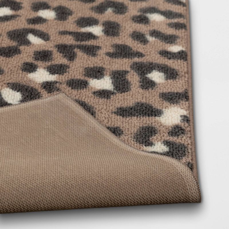 Leopard Area Rug Brown - Threshold™, 5 of 6