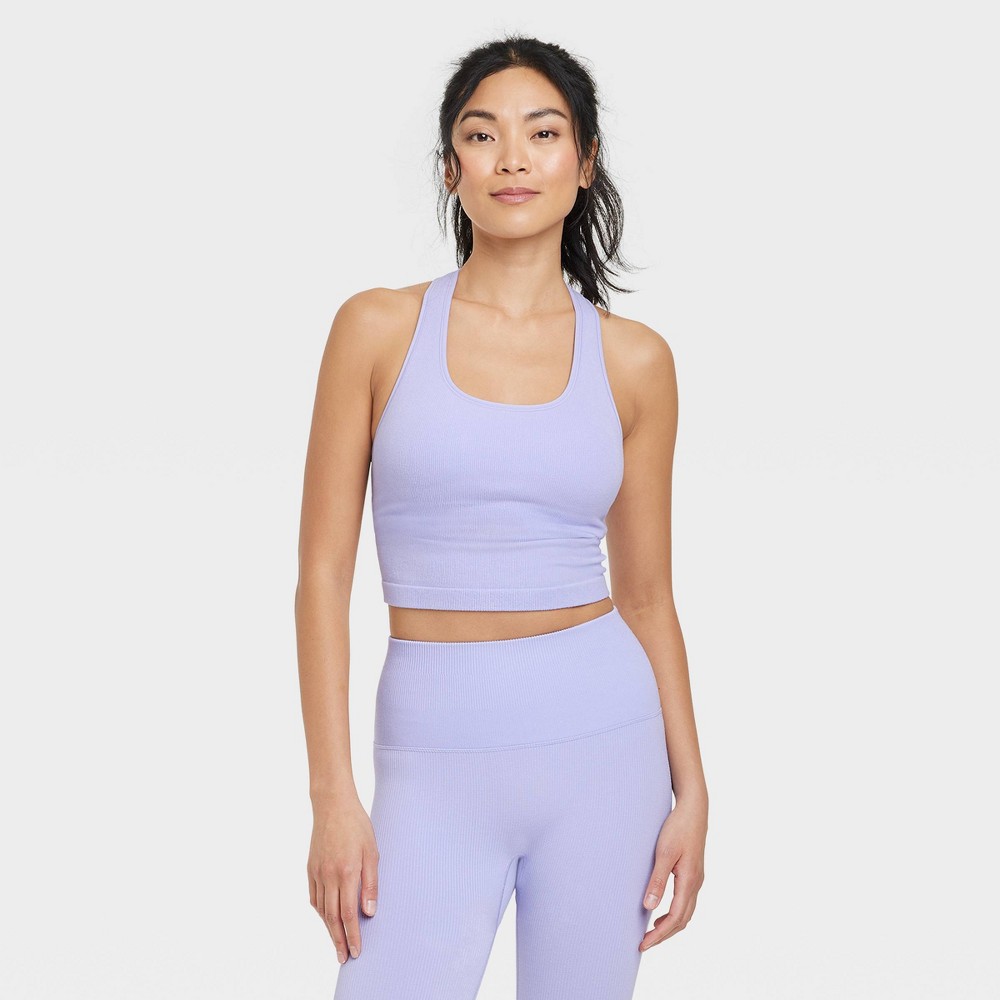 Women's Rib Tank Top - All in Motion™ Lilac Purple M