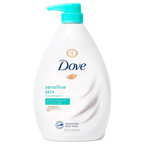 Dove Sensitive Skin Sulfate-free Body Wash - 34 Fl Oz : Target