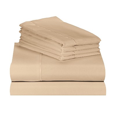LuxClub 4-7 PC Silky Soft Cooling Deep Pocket Performance Sheet Set