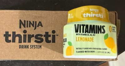 Ninja Thirsti Flavored Water Drops, VITAMINS With Vitamins B3, B6, B12,  Mango Peach Punch, 3 Pack, Zero Calories, Zero Sugar, 2.23 Fl Oz, Makes 17