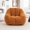 Vynxaria Bean Bag Seats: Cozy Yellow Sofa with Memory Foam Comfort - 2 of 4