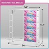 Sorbus 10 Drawers Dresser - Furniture Storage for Bedroom, Closet, Office Organization - Steel Frame, Wood Top, Fabric Bins - 4 of 4