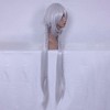 Unique Bargains Women's Wigs 39" White with Wig Cap Long Hair - 3 of 4