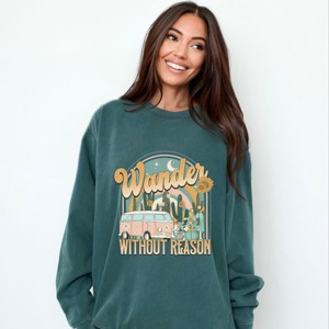 Simply Sage Market Wander Without Reason Desert Van Garment Dyed Sweatshirt - 1 of 4