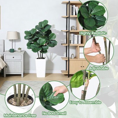 Artificial Fiddle Leaf Fig Plant - Thumbnail 4