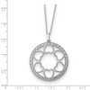 Black Bow Jewelry Rhodium Plated Sterling Silver & CZ Full of Blessings Necklace, 18 In. - 2 of 4