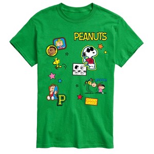 Men's - Peanuts - Collage Short Sleeve Graphic T-Shirt - 1 of 4