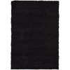 Unique Loom Solid Shag Solid Indoor Woven Area Rug - 2 of 4
