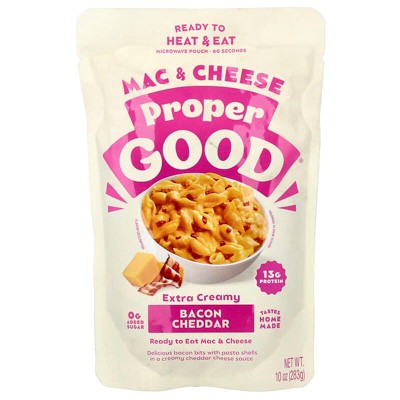 Proper Good, Mac & Cheese, Bacon Cheddar, 10 oz