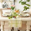 Design Imports Lemon Bliss Plaid Table Runner 14X72 - 2 of 4