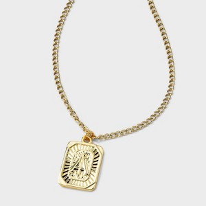 Bijoux Sport by Luv Aj MLS Gold Logo Dog Tag Pendant Necklace - 1 of 4