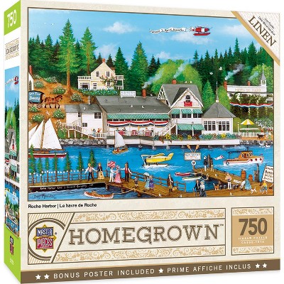 Masterpieces Inc Roche Harbor 750 Piece Jigsaw Puzzle : Target