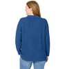 Woman Within Plus Size Waffle Polo Sweater - 3 of 4