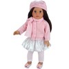 Sophia’s Skirt, Cardigan, Leggings, Hat & Scarf Outfit for 18” Dolls, Silver - 3 of 3