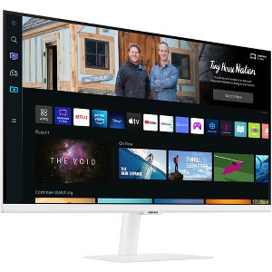Manufacturer Refurbished Samsung M50B 32" 1920 x 1080 16:9 VA Smart Monitor (White) - 1 of 4