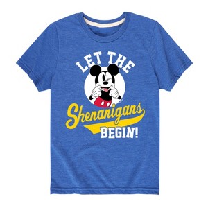 Boys' - Disney - Let The Shenanigans Begin Short Sleeve Graphic T-Shirt - 1 of 4