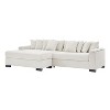 CAVINAS 111" L-Shaped Sectional Sofa,3-Seater Cloud Couch Sectional,Oversized Chaise Lounge with Armrest for Living Room - 2 of 4