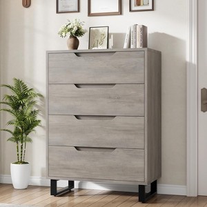 Vertical Drawer Cabinet with Storage, Dresser for Bedroom, Wooden Storage for Hallway, Entryway - 1 of 4