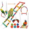 Prime Pets Bird Parakeet Toys, Bird Cage Swing Toys, 13 Pack, Colorful Hanging Bell Hammock Climbing Ladder Toys - 4 of 4
