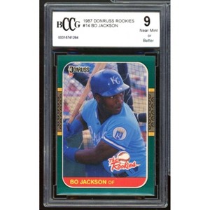 Bo Jackson Rookie Card 1987 Donruss The Rookies #14 BCCG 9 Near Mint+ - 1 of 2
