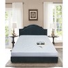 Damask Dual Action Mattress Pad (Stain & Water Repel) White - Blue Ridge Home Fashions - 2 of 4
