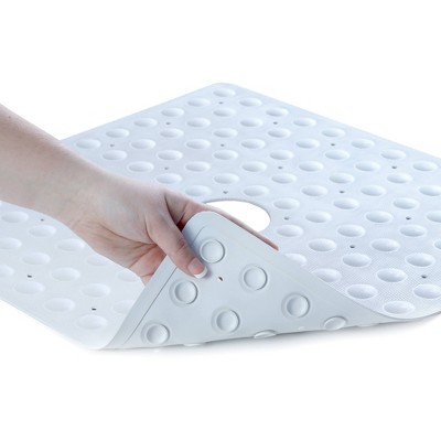 SlipX Solutions Square Rubber Shower Stall Mat - Thumbnail 2