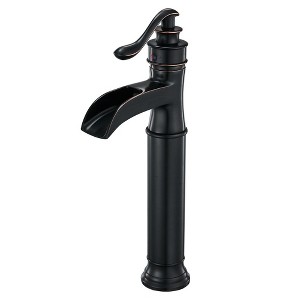 BWE Waterfall Single Hole Single Handle Bathroom Vessel Sink Faucet - 1 of 4