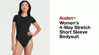Women's Luxury Collection 4-Way Stretch Short Sleeve Bodysuit - Auden™, 2 of 7, play video