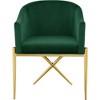 Meridian Furniture,Xavier Velvet Dining Chair - 3 of 4