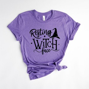 Simply Sage Market Women's Resting Witch Face Short Sleeve Graphic Tee - 1 of 4