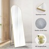 GlasFlength Decorative Wall Mirrors Full Length Arched Mirrors Slim Frame Reflection Accent For Living Spaces, Gold, 66"*22"*1" - 3 of 4