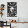 Stupell Industries Dead & Breakfast Spooky Skull Floating Frame Canvas Art, Gray, 21" x 31" - 3 of 4
